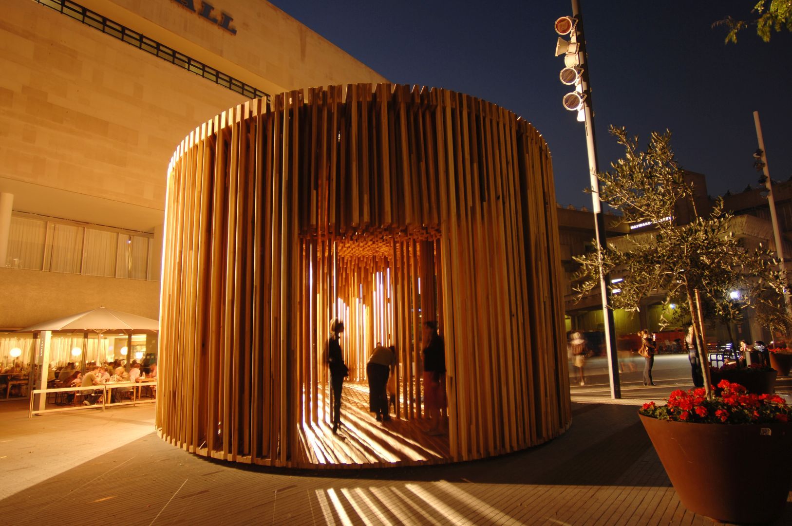 Sclera // The Pavilion made of Tulipwood