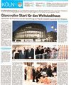 Weltstadthaus Peek & Cloppenburg: "Glanzvoller Start für das Weltstadthaus"