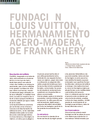 Museum Fondation Louis Vuitton: "Hermanamiento acero-madera"